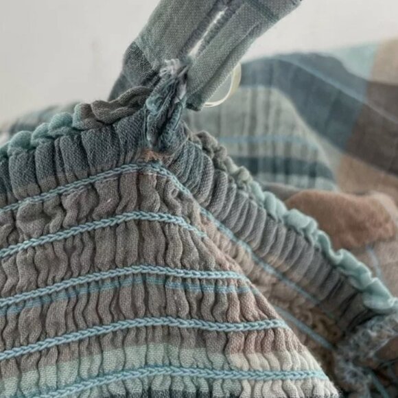 Calvin Klein Jeans Plaid Smocked Mini Sundress - Picture 5 of 15